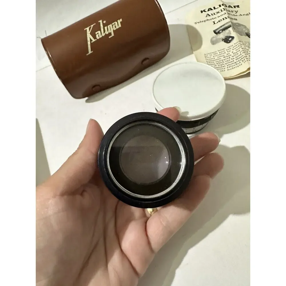 Kaligar Camera Lens Set of 2‎ Auxiliary Bayonet Wide Angle #7041 & #6641 Japan